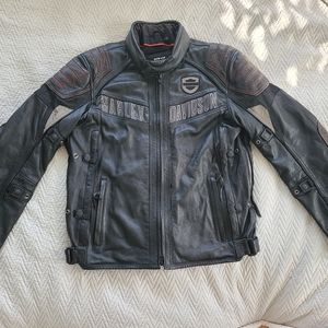 Harley Davidson Men's Leather Jacket (Riding Gear) XL